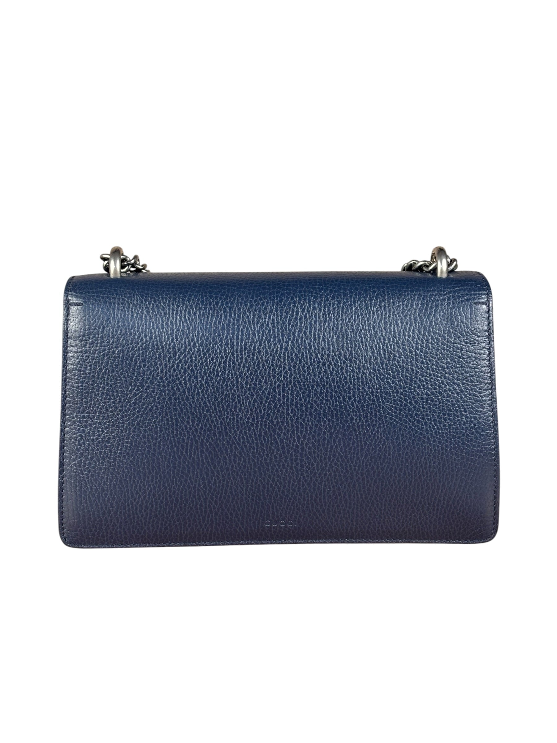 Gucci Navy Blue Dionysus Shoulder Bag