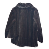 Moonbat Vintage Black Fox Fur Coat