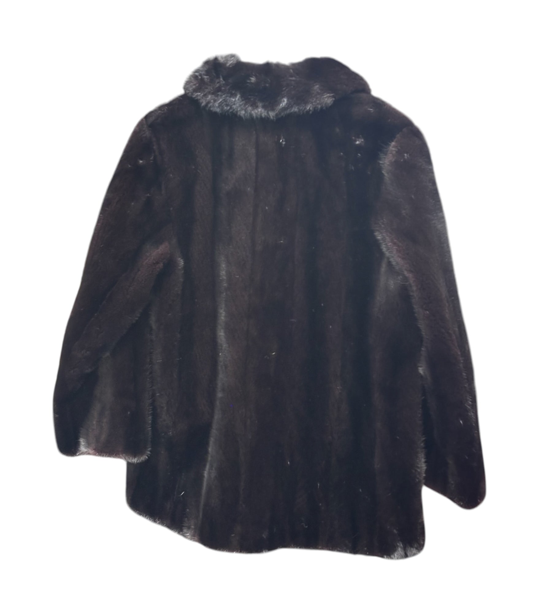 Moonbat Vintage Black Fox Fur Coat