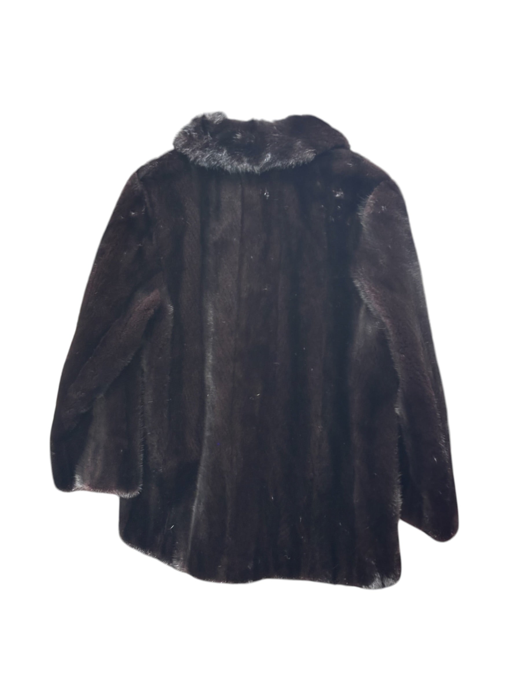 Moonbat Vintage Black Fox Fur Coat
