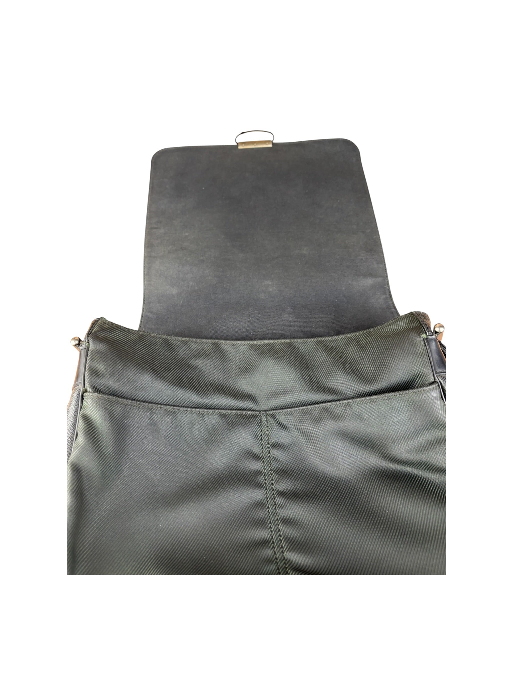 Louis Vuitton Black Leather Taiga Viktor Messenger Bag