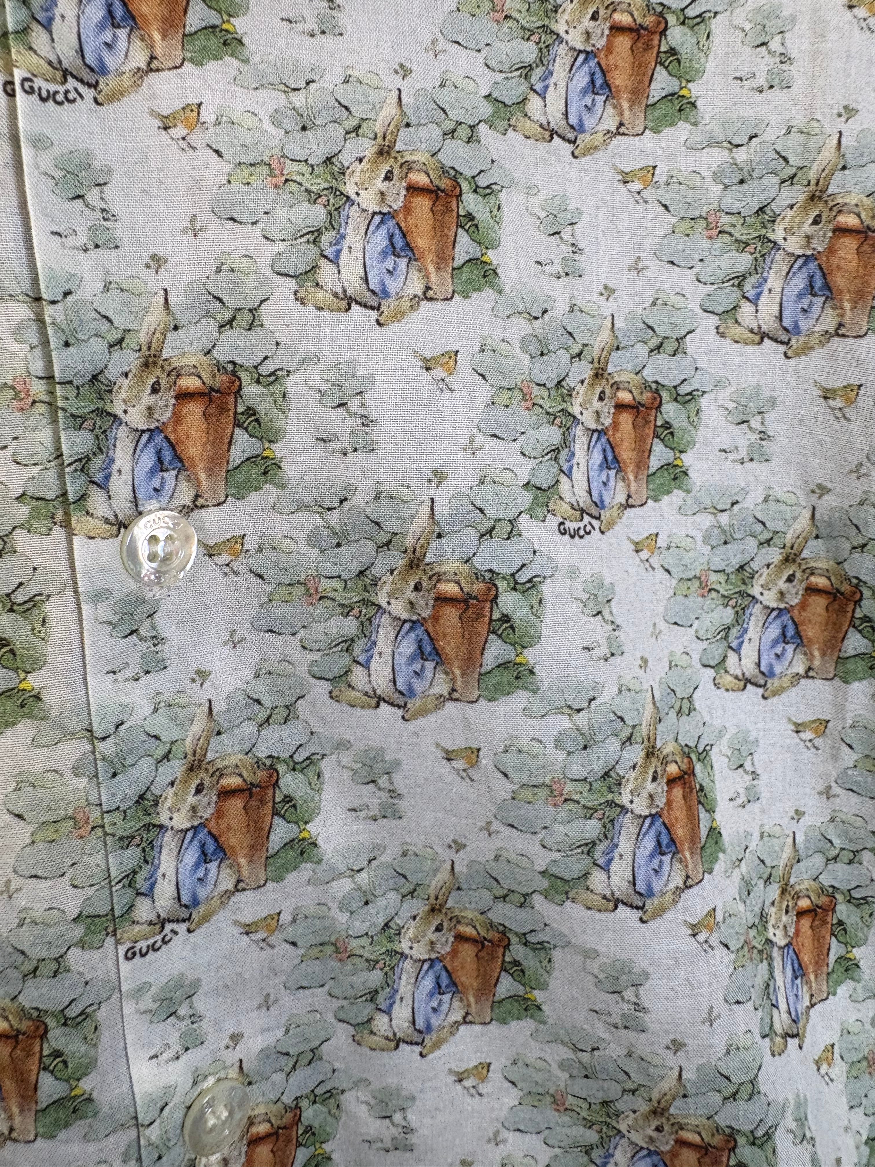 Gucci X Peter Rabbit Button Up Shirt