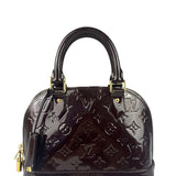 Louis Vuitton Amarante Vernis Alma BB Two-Way Bag