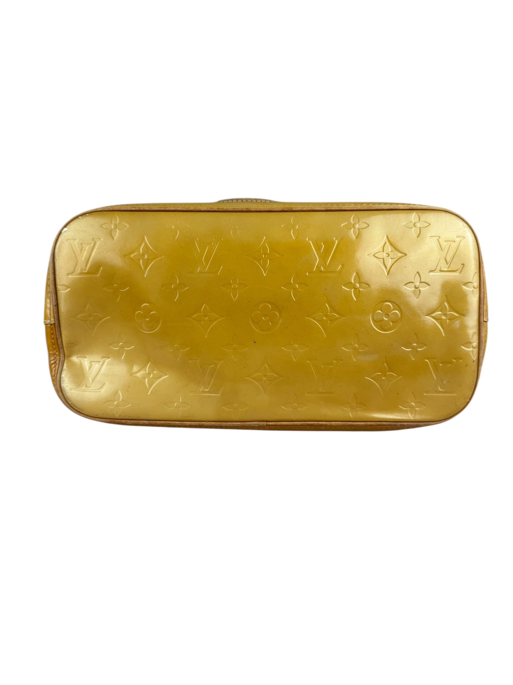 Louis Vuitton Vintage Monogram Vernis Houston Yellow