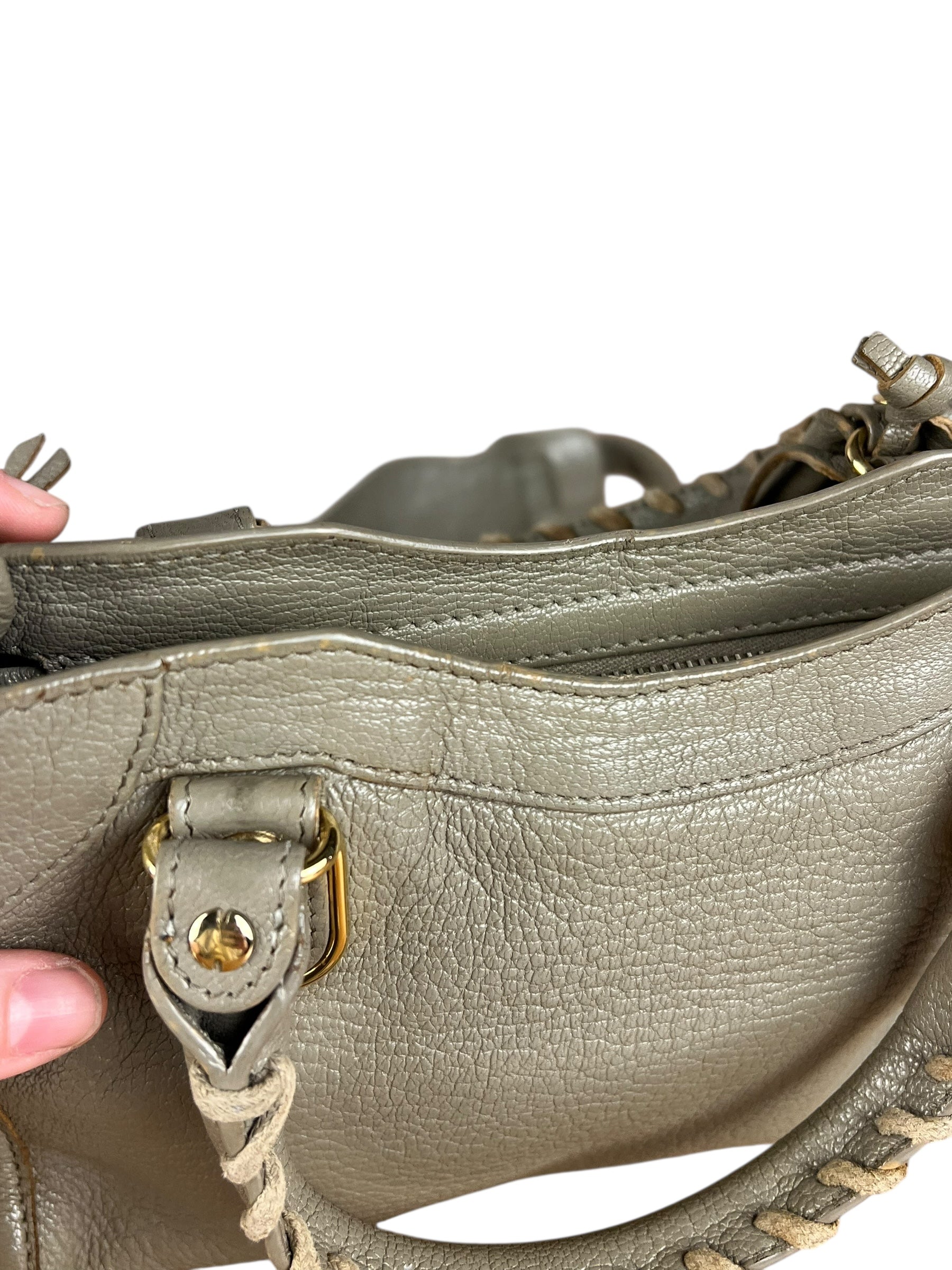 Balenciaga Mini Classic City Bag Grey
