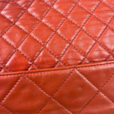 Chanel Red Quilted Calfskin In The Business Tote 2011