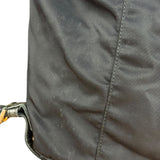 Prada Vintage Black Nylon Drawstring Backpack