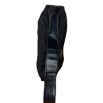 Prada Black Tessuto Nylon Leather Trim Hobo Bag