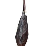 Gucci Brown Web Britt Hobo Leather Shoulder Bag