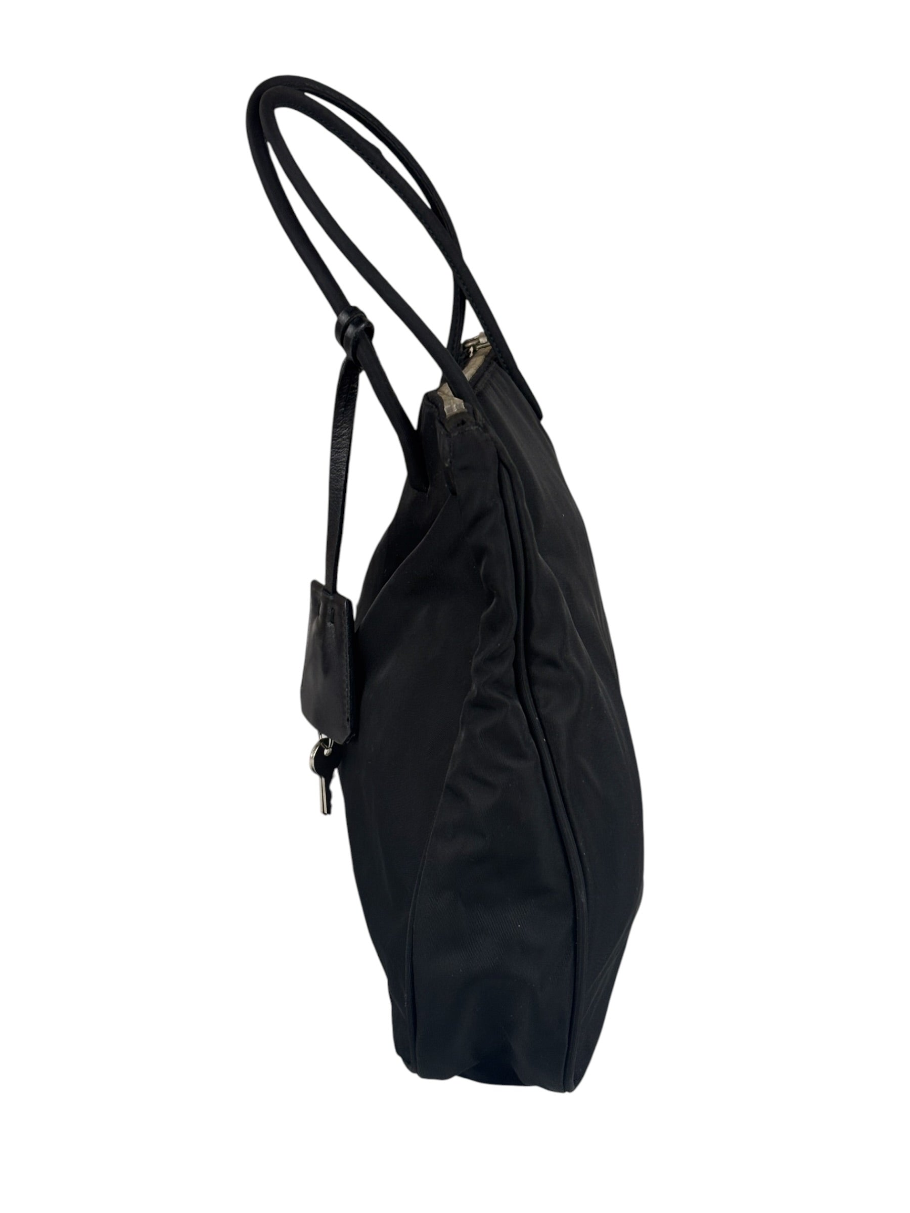 Prada Black Tessuto Nero Nylon Tote/Shoulder Bag