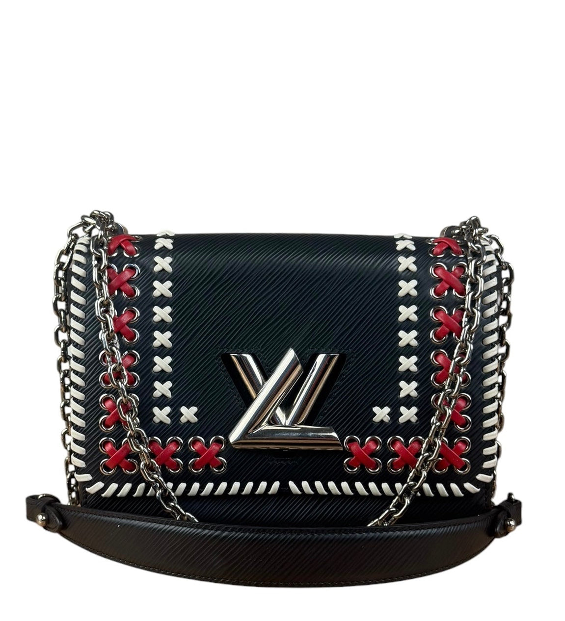 Louis Vuitton Multi Color Epi Leather Embroidered Twist Shoulder Bag