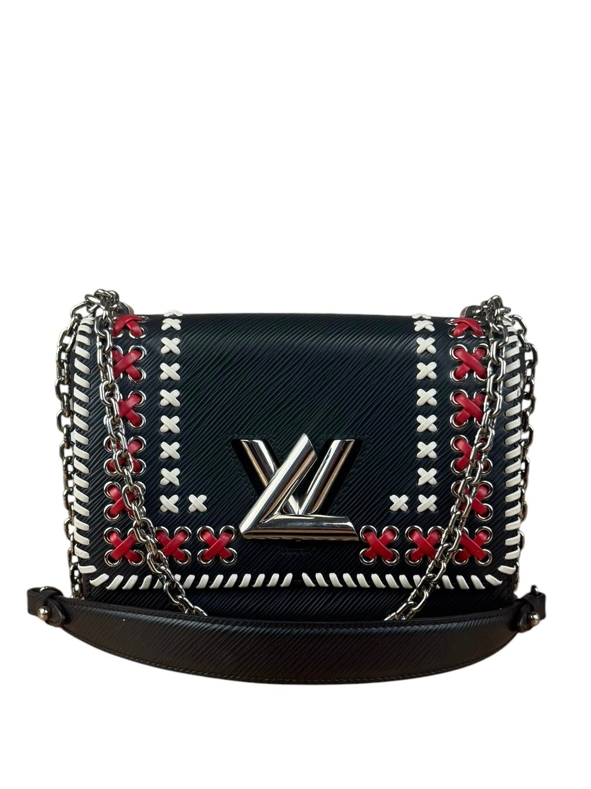 Louis Vuitton Multi Color Epi Leather Embroidered Twist Shoulder Bag