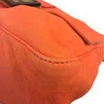 Fendi Vintage Peachy Suede/Leather Forever Flap Mamma Baguette