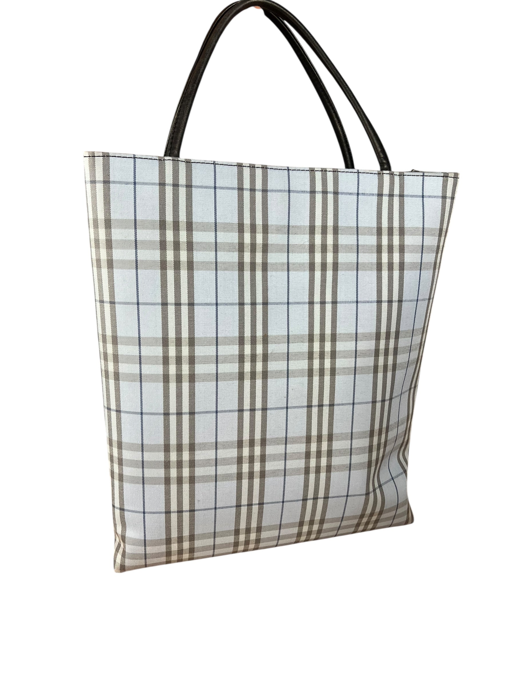 Burberry Blue London Tote Bag