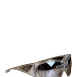 Givenchy Silver Giv Cut Shield Sunglasses