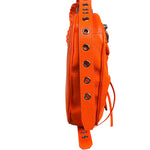 Balenciaga Orange Leather XS Le Cagole Shoulder Bag