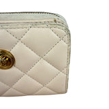 Versace Pink Leather Medusa Quilted Bifold Wallet
