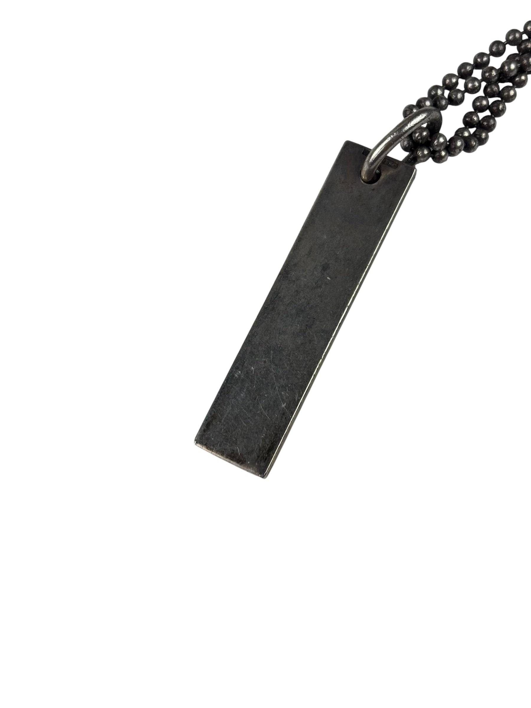 Gucci Bar Tag Double Strand Necklace
