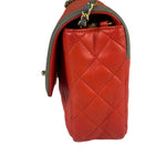 Chanel Two Tone Lambskin Mini Day Flap
