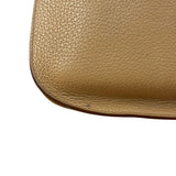 Hermes Jypsiere Tan Clemence Leather Shoulder Bag 2008