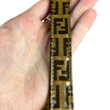 Fendi FF PVC Coated Canvas Baguette