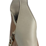 Salvatore Ferragamo Brown Lizard-Embossed Hobo Bag