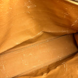 Celine Vintage Macadam Striped Shoulder Tote