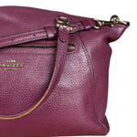 Coach Purple Top Handle Crossbody Bag