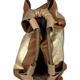 Loewe Gold/Bronze Leather Nappa Aire Handbag