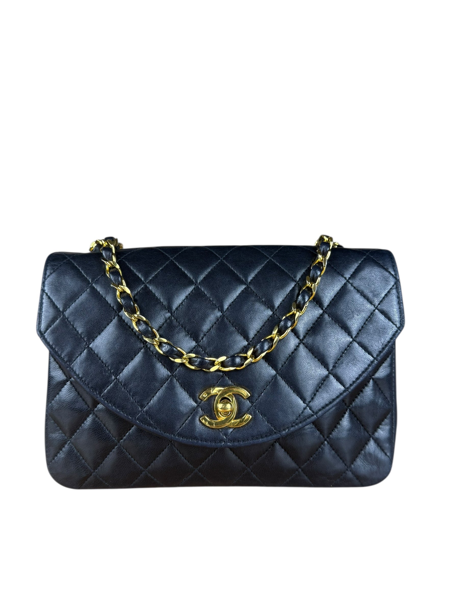 Chanel CC Black Classic Flap Bag 1988