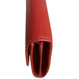 Fendi Red Leather Long Wallet