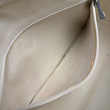 Chanel Grey Quilted Leather Trim Bowling Bag 2000