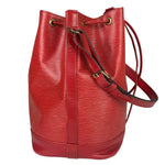 Louis Vuitton Red Epi Leather Noe Bucket Bag MM