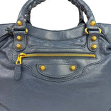 Balenciaga Mist Blue Leather Sunday City Bag