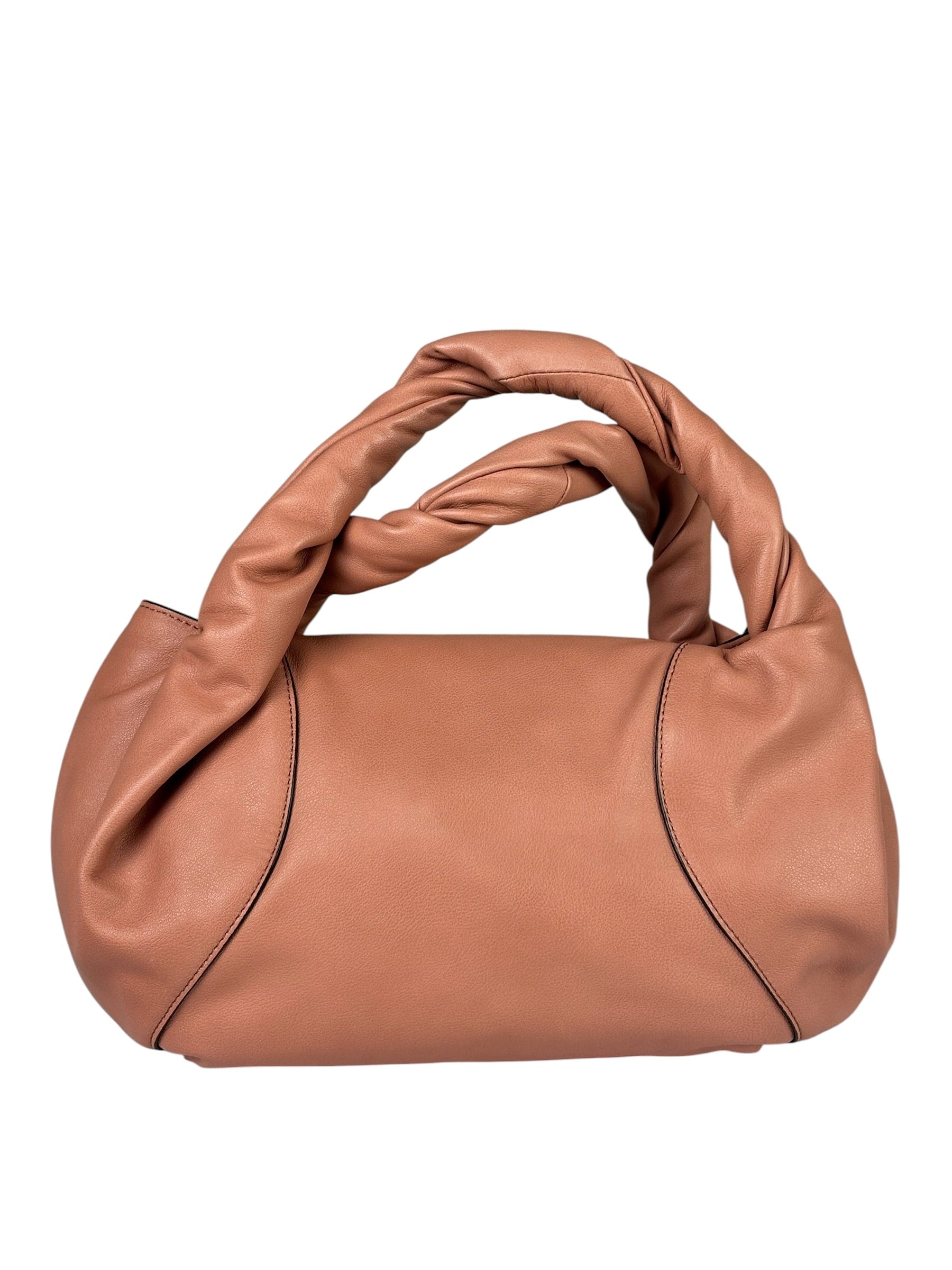 Fendi Pink Leather Spy Spice Mall Two-Way Bag