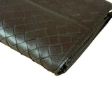 Bottega Veneta Vintage Brown Intrecciato Long Wallet