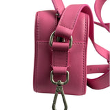 Jacquemus Le Baneto Zip Pink Leather Crossbody Bag