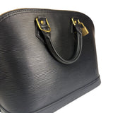 Louis Vuitton Black Epi Leather Alma Handbag PM