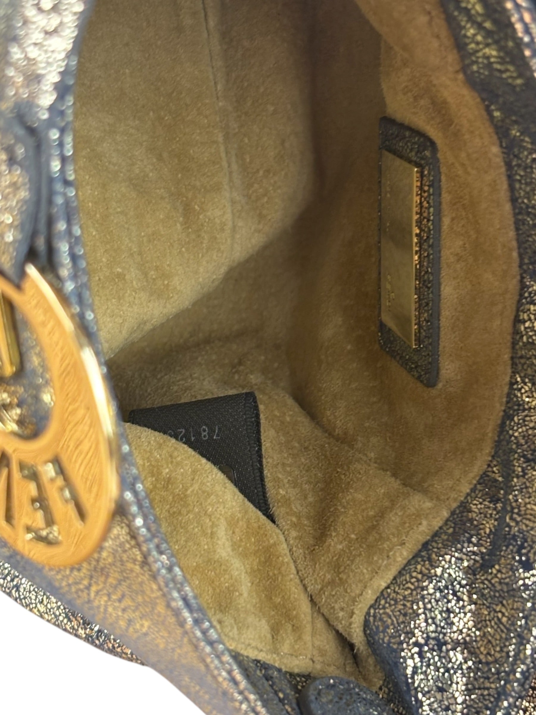 Fendi Mini Chef Bag Metallic