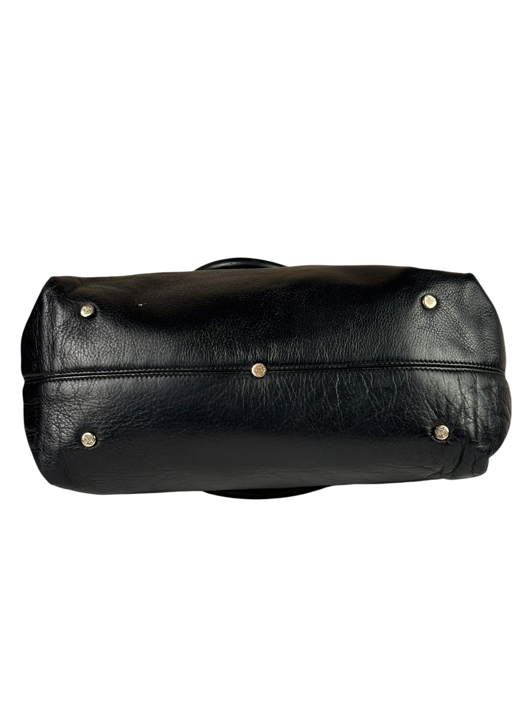 Vivienne Westwood Black Leather Shoulder Bag