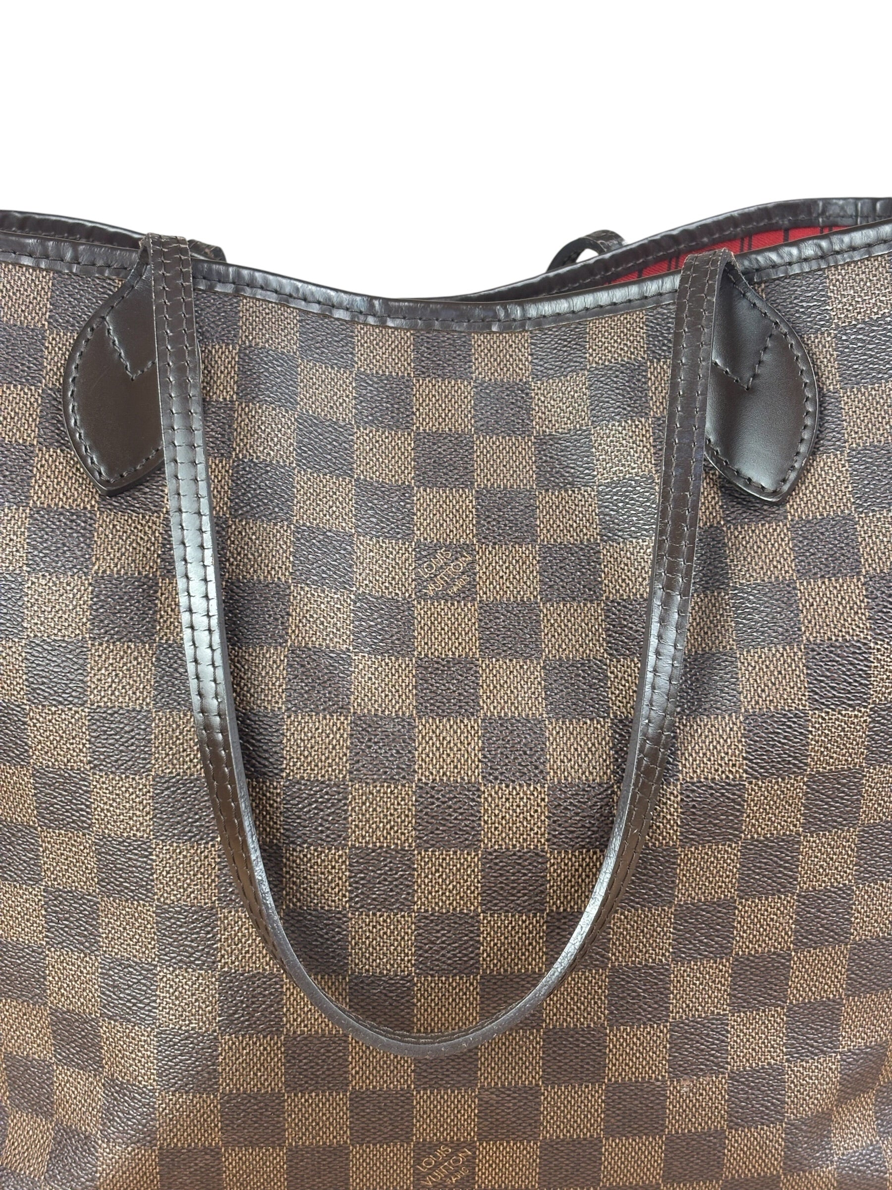 Louis Vuitton Damier Ebene Monogram Neverfull MM