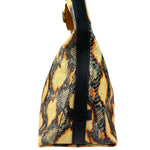 Fendi Multicolor Snakeskin Hobo Bag