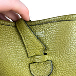 Hermes Taurillon Clemence Evelyne Green