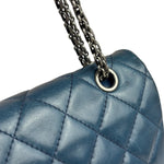 Chanel Blue Reissue 225 Double Flap Bag 1991