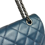 Chanel Blue Reissue 225 Double Flap Bag 1991