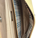 Burberry Vintage Saffiano Leather Flap Shoulder Bag