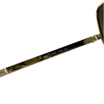 Celine Gold Tone Square Aviator Sunglasses CL41808/S