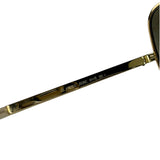 Celine Gold Tone Square Aviator Sunglasses CL41808/S