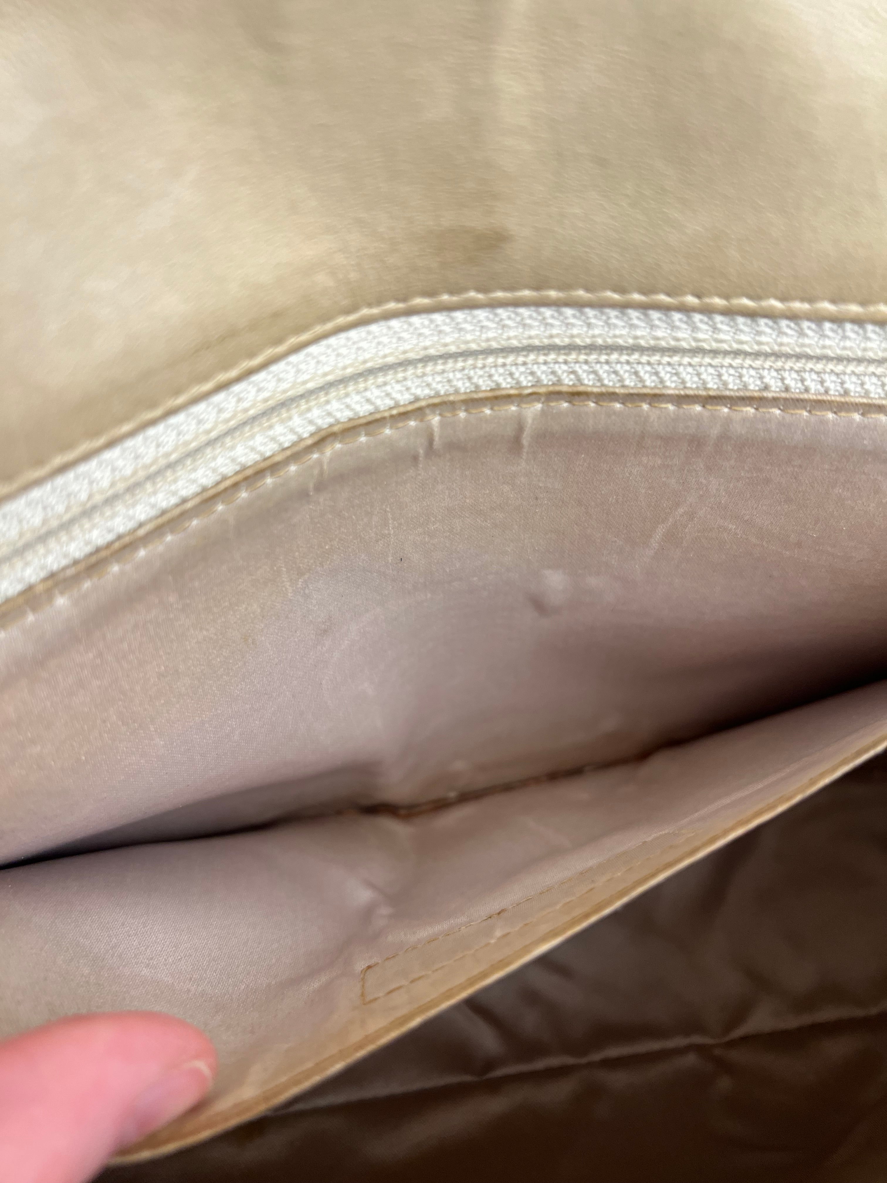 Chanel Vintage Beige Travel Line Classic Flap 2001