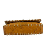 Chanel Brown Leather Western Embossed CC Flap Bag